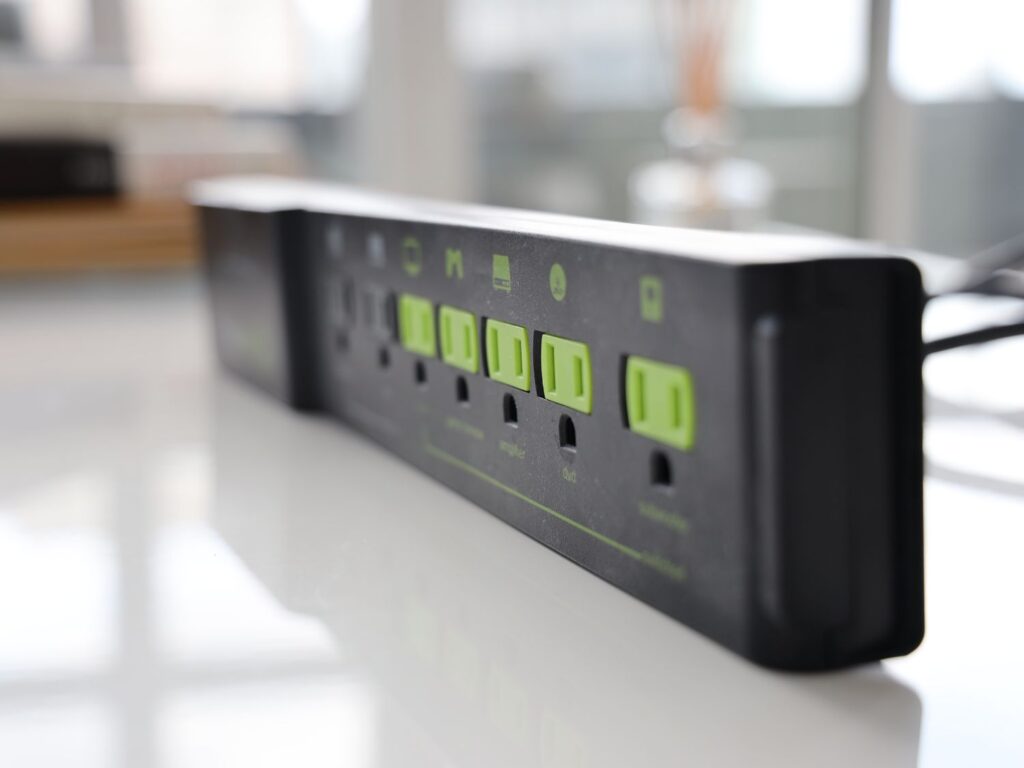 power strip with surge protector